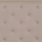 Tufted Platform Bed with 10 Inch Pocket Spring Mattress