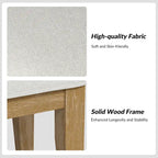 Sandra Rustic Farmhouse Design Solid Wood Dining Bench by HULALA HOME