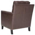 Kylee Peach Pink/ White Polyester Fabric Club Chair - 28.5  x 31.9  x 38.2  - 29Wx32Dx38H