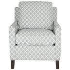 Kylee Peach Pink/ White Polyester Fabric Club Chair - 28.5  x 31.9  x 38.2  - 29Wx32Dx38H