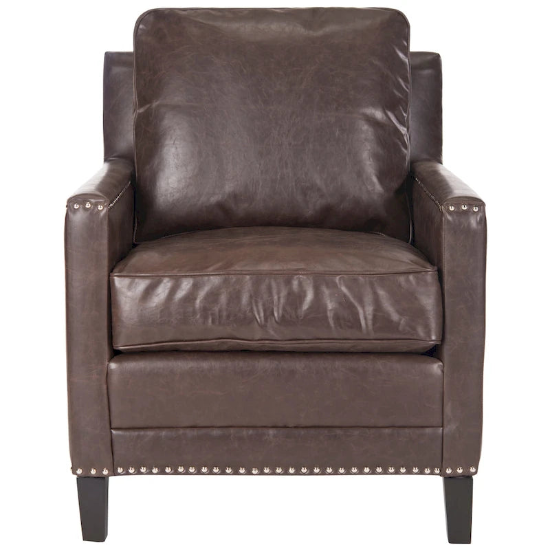 Kylee Peach Pink/ White Polyester Fabric Club Chair - 28.5  x 31.9  x 38.2  - 29Wx32Dx38H