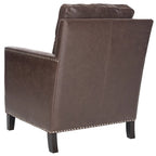 Kylee Peach Pink/ White Polyester Fabric Club Chair - 28.5  x 31.9  x 38.2  - 29Wx32Dx38H