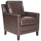 Kylee Peach Pink/ White Polyester Fabric Club Chair - 28.5  x 31.9  x 38.2  - 29Wx32Dx38H