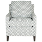 Kylee Peach Pink/ White Polyester Fabric Club Chair - 28.5  x 31.9  x 38.2  - 29Wx32Dx38H