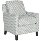 Kylee Peach Pink/ White Polyester Fabric Club Chair - 28.5  x 31.9  x 38.2  - 29Wx32Dx38H