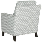 Kylee Peach Pink/ White Polyester Fabric Club Chair - 28.5  x 31.9  x 38.2  - 29Wx32Dx38H