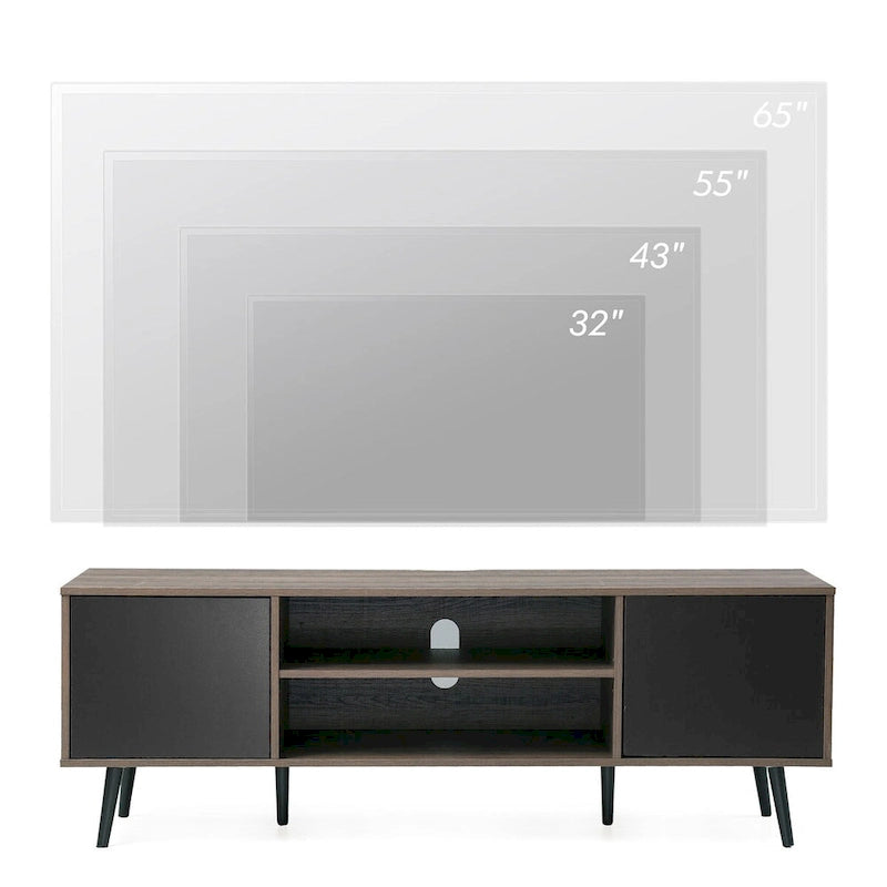 Mid Century Modern TV Stand for 32 -65 Tvs - 42 inches