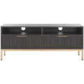 Alyse 2-Drawer 2-Shelf Entertainment Media Stand (Fits Up To 65  Flatscreen TV) - 60.4 In. x 15.6 In. x 24.8 In.
