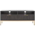 Alyse 2-Drawer 2-Shelf Entertainment Media Stand (Fits Up To 65  Flatscreen TV) - 60.4 In. x 15.6 In. x 24.8 In.