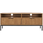 Alyse 2-Drawer 2-Shelf Entertainment Media Stand (Fits Up To 65  Flatscreen TV) - 60.4 In. x 15.6 In. x 24.8 In.