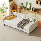 Twin Size Upholstered Dayed with 4 Support Legs