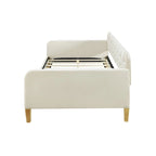 Twin Size Upholstered Dayed with 4 Support Legs