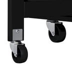 Multi-Functional Kitchen Island Cart with 2 Door Cabinet