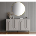 Modern 4 Door Wooden Storage Cabinet for Living Room
