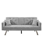 Linen Convertible Sofa