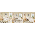 66.2  Queen Pull Out Sofa Bed with Storage and 2 Soft Pillows
