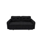 66.2  Queen Pull Out Sofa Bed with Storage and 2 Soft Pillows