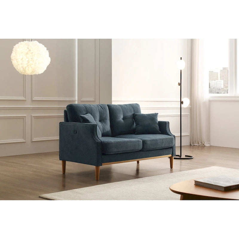 2 Seater Loveseat,USB Charge