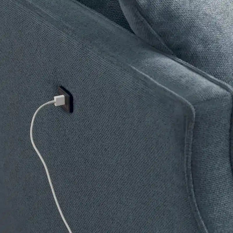 2 Seater Loveseat,USB Charge