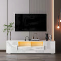 TVstand,TVCabinet,entertainment center TV station,TVconsole,console with LED light belt, light belt can be remote control