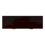 2 Drawer 46  Burl Wood Console Table
