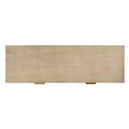 2 Drawer 46  Burl Wood Console Table