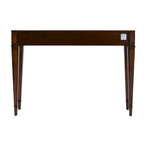 2 Drawer 46  Burl Wood Console Table