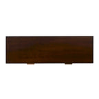 2 Drawer 46  Burl Wood Console Table