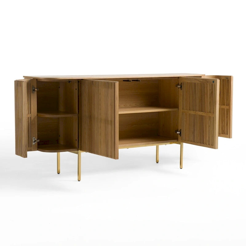Sandy Modern Natural Ash Buffet