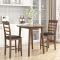 Round Counter Height Drop-Leaf Table