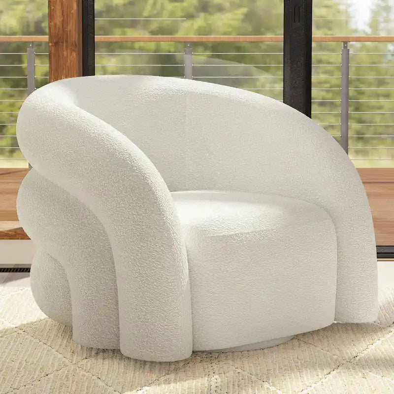 Poly & Bark Volos Swivel Lounge Chair