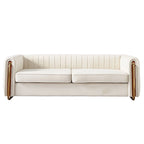 Contemporary Velvet Sofa Couch for Living Room