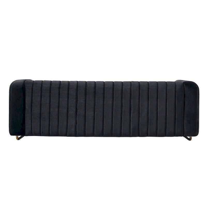Contemporary Velvet Sofa Couch for Living Room