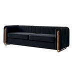 Contemporary Velvet Sofa Couch for Living Room