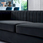 Contemporary Velvet Sofa Couch for Living Room