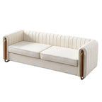 Contemporary Velvet Sofa Couch for Living Room