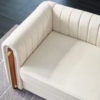 Contemporary Velvet Sofa Couch for Living Room