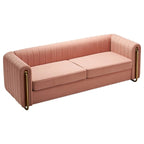 Contemporary Velvet Sofa Couch for Living Room