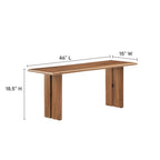 60  Wood Dining Table and Bench Set