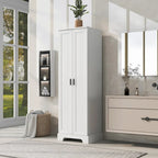 Storage Cabinet with Two Doors for Bathroom - 23.30 L * 16.90 W * 71.20 H