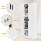 Storage Cabinet with Two Doors for Bathroom - 23.30 L * 16.90 W * 71.20 H