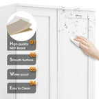 Storage Cabinet with Two Doors for Bathroom - 23.30 L * 16.90 W * 71.20 H