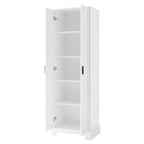 Storage Cabinet with Two Doors for Bathroom - 23.30 L * 16.90 W * 71.20 H