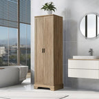 Storage Cabinet with Two Doors for Bathroom - 23.30 L * 16.90 W * 71.20 H