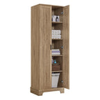 Storage Cabinet with Two Doors for Bathroom - 23.30 L * 16.90 W * 71.20 H