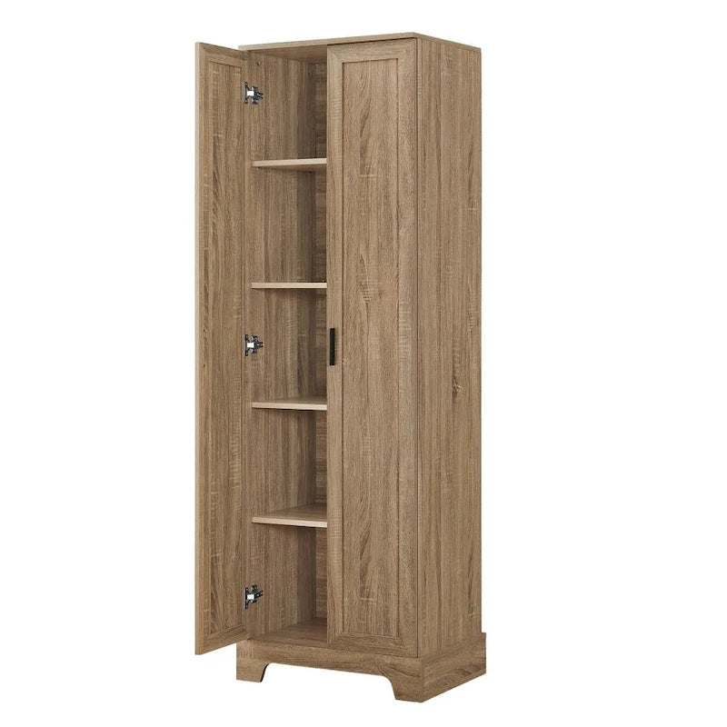 Storage Cabinet with Two Doors for Bathroom - 23.30 L * 16.90 W * 71.20 H