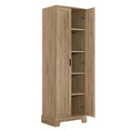 Storage Cabinet with Two Doors for Bathroom - 23.30 L * 16.90 W * 71.20 H