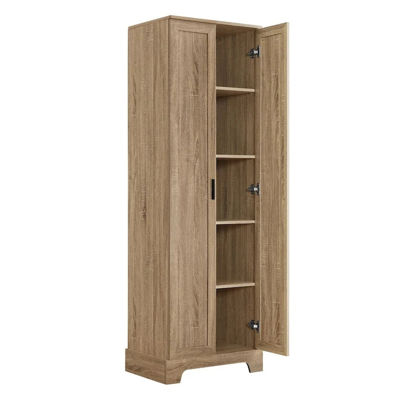 Storage Cabinet with Two Doors for Bathroom - 23.30 L * 16.90 W * 71.20 H