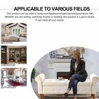 62  Bedroom Tufted Button Storage Bench, Modern Fabric Upholstered Ottoman, Window Bench, Rolled Arm Design for Bedroom