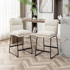 Upholstered 26-inch Counter Height Stools